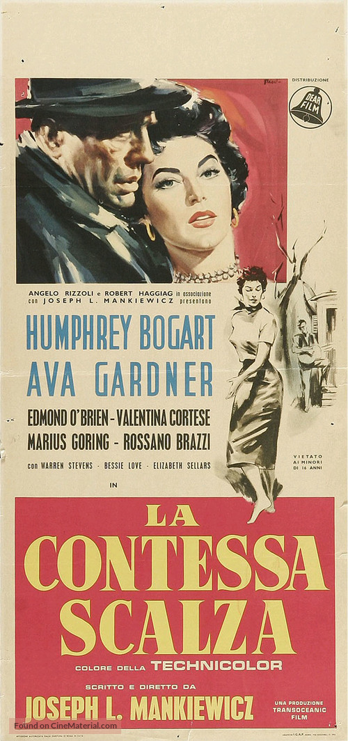 The Barefoot Contessa - Italian Movie Poster