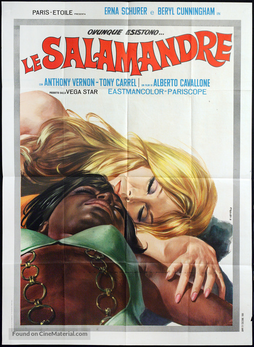 Le salamandre - Italian Movie Poster