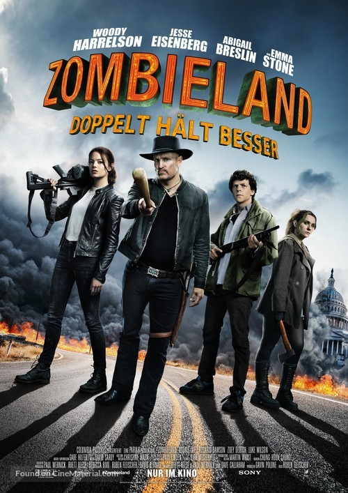 Zombieland: Double Tap - German Movie Poster