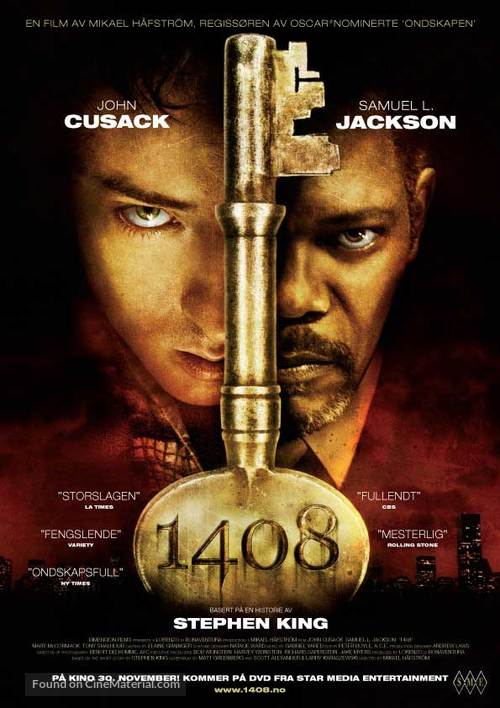 1408 - Norwegian Movie Poster