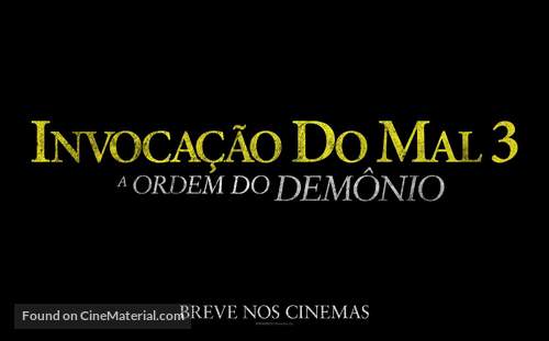 The Conjuring: The Devil Made Me Do It - Brazilian Logo