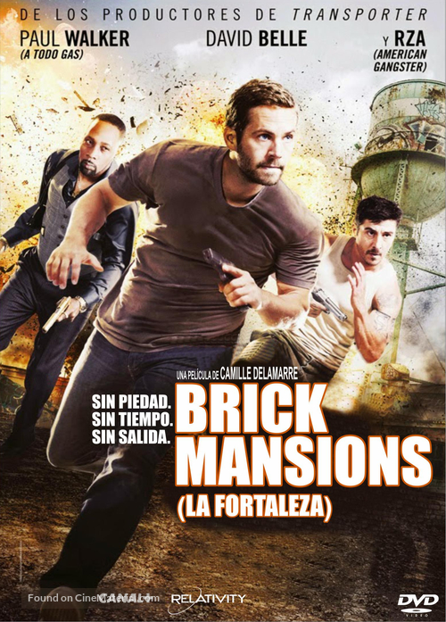 Brick Mansions - Chilean DVD movie cover