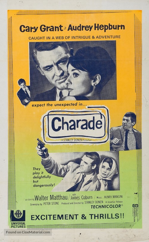 Charade - Canadian Movie Poster