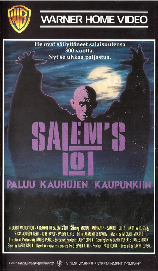 Salem&#039;s Lot - Finnish VHS movie cover