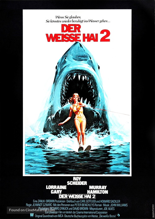 Jaws 2 - German Movie Poster