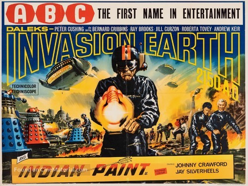 Daleks&#039; Invasion Earth: 2150 A.D. - British Combo movie poster