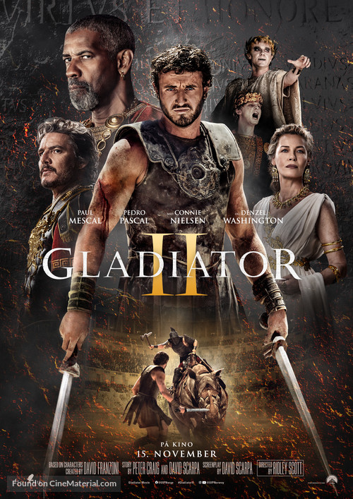 Gladiator II - Norwegian Movie Poster