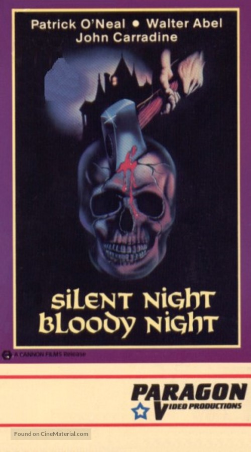 Silent Night, Bloody Night - VHS movie cover