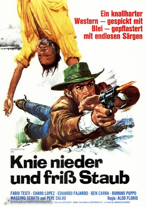 Anda muchacho, spara! - German Movie Poster