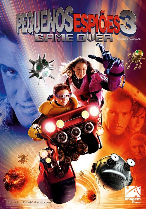 SPY KIDS 3-D : GAME OVER - Brazilian DVD movie cover