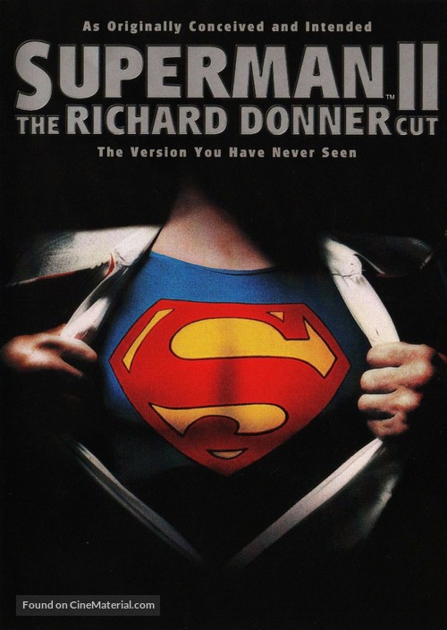 Superman II - DVD movie cover