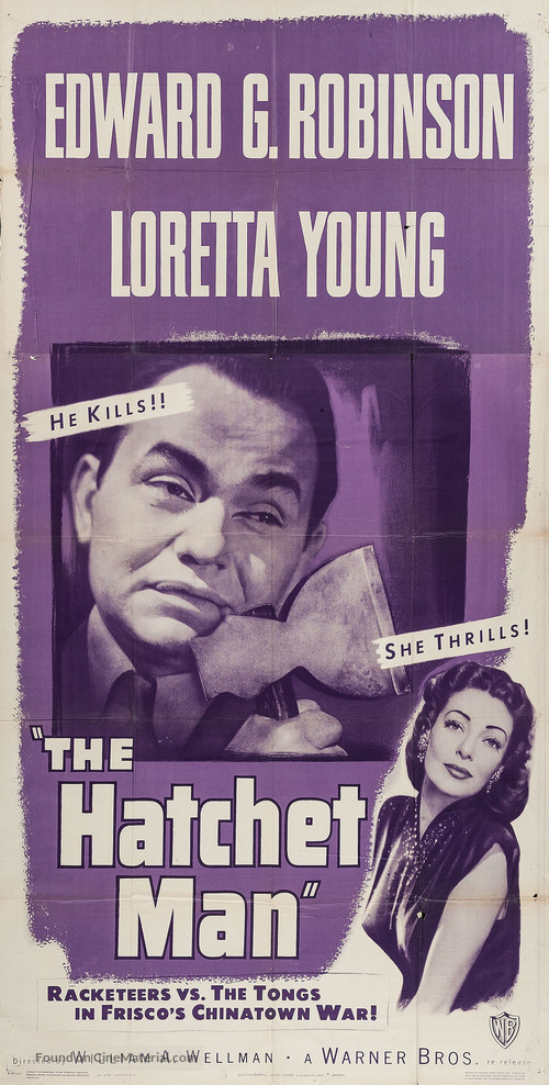 The Hatchet Man - Re-release movie poster