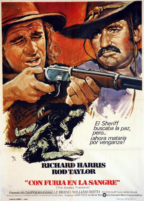 The Deadly Trackers - Spanish Movie Poster