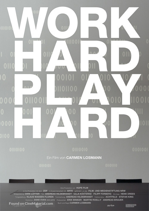 Work Hard - Play Hard - German Movie Poster