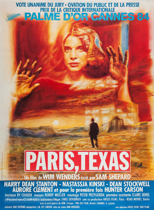 Paris, Texas - French Movie Poster