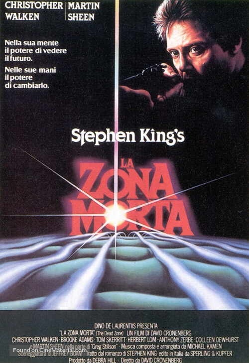 The Dead Zone - Italian Movie Poster