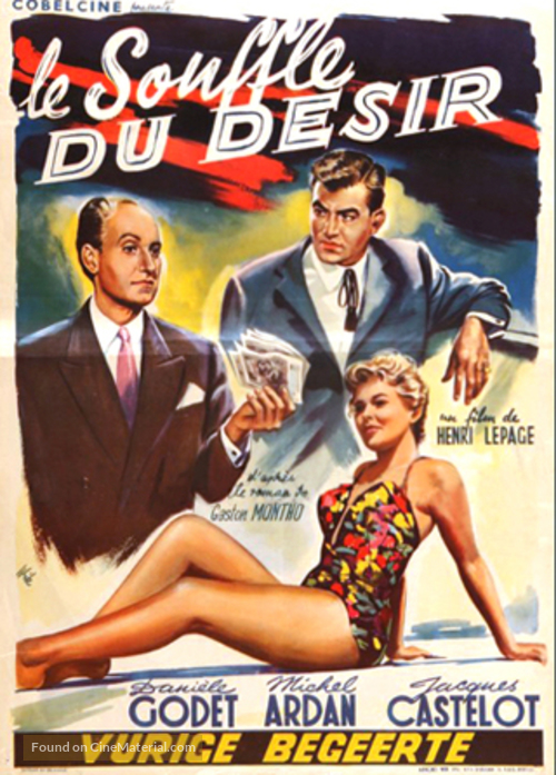 Le souffle du d&eacute;sir - Belgian Movie Poster