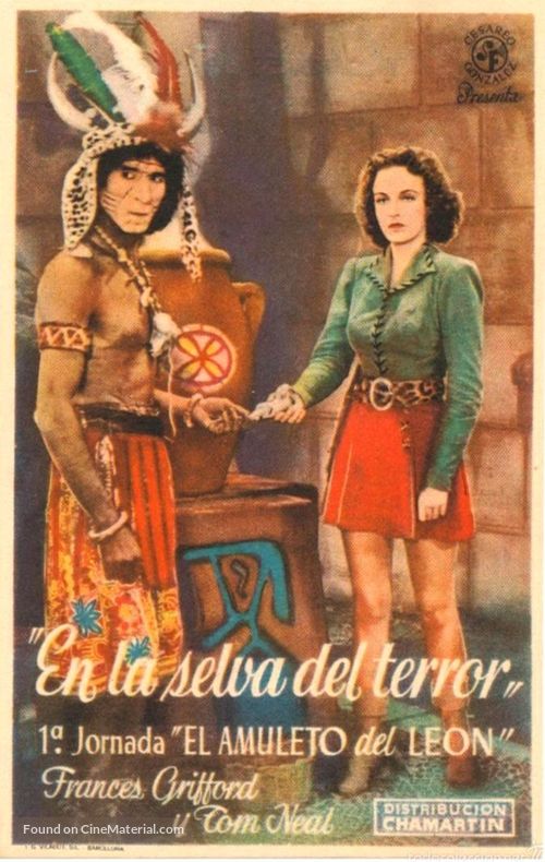 Jungle Girl - Spanish Movie Poster