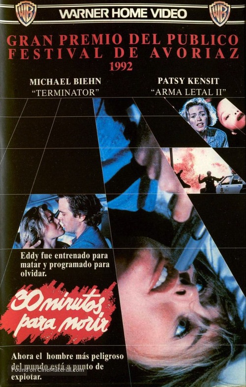 Timebomb - Spanish VHS movie cover