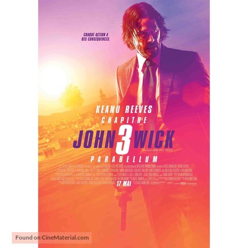 John Wick: Chapter 3 - Parabellum - Canadian Movie Poster