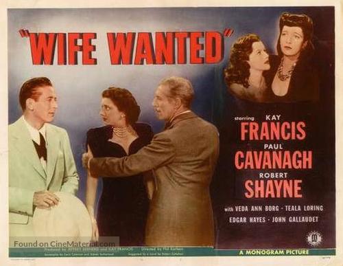 Wife Wanted - Movie Poster