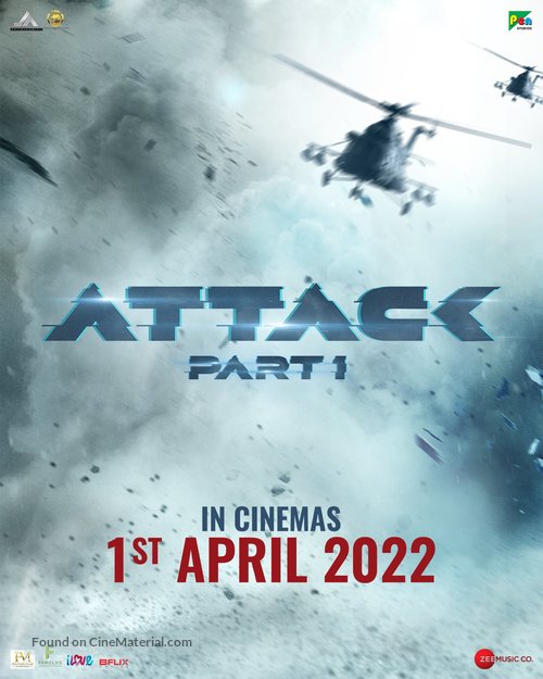 Attack (2022) Indian movie poster