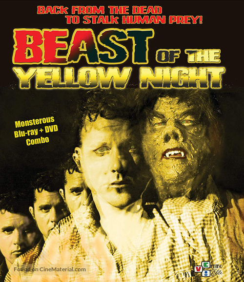 The Beast of the Yellow Night - Blu-Ray movie cover