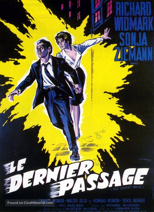 The Secret Ways - French Movie Poster
