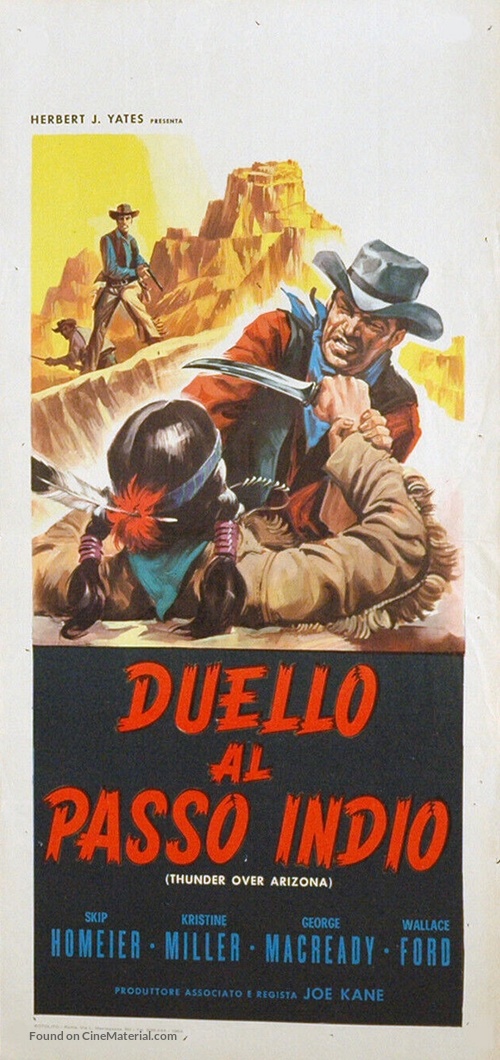 Thunder Over Arizona - Italian Movie Poster