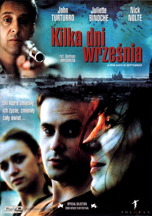 Quelques jours en septembre - Polish DVD movie cover