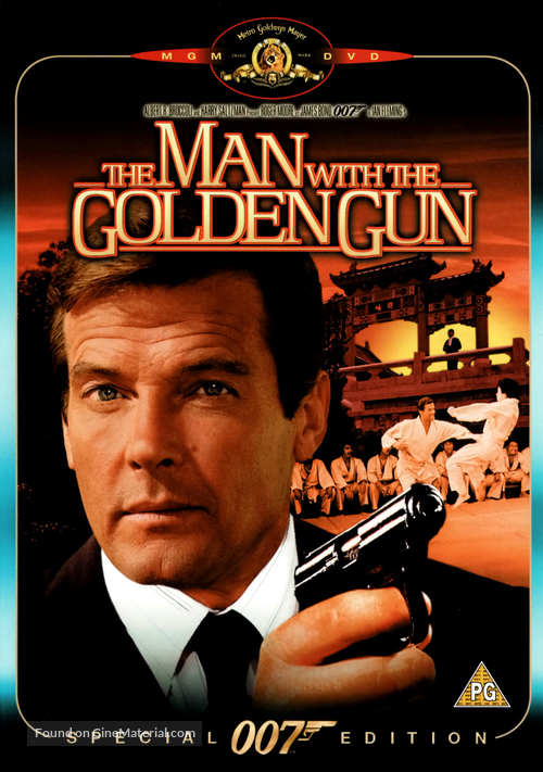 The Man With The Golden Gun - British Movie Cover