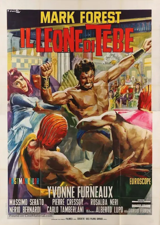 Leone di Tebe - Italian Movie Poster