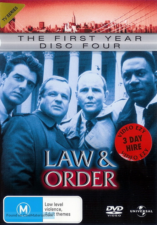 &quot;Law &amp; Order&quot; - Australian DVD movie cover