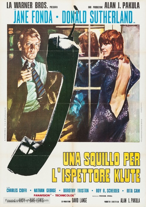 Klute - Italian Movie Poster