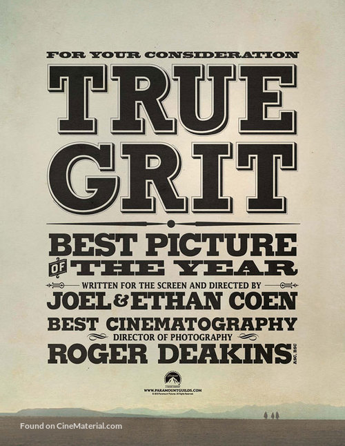 True Grit - Movie Poster