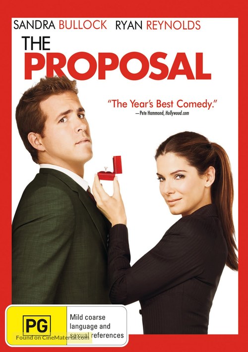 The Proposal - Australian DVD movie cover