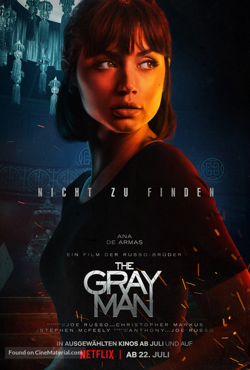The Gray Man - German Movie Poster