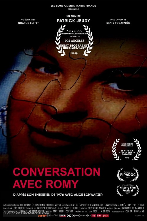 Conversation avec Romy Schneider - French Movie Poster
