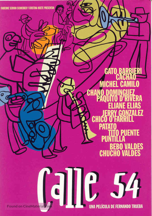 Calle 54 - Spanish Movie Poster