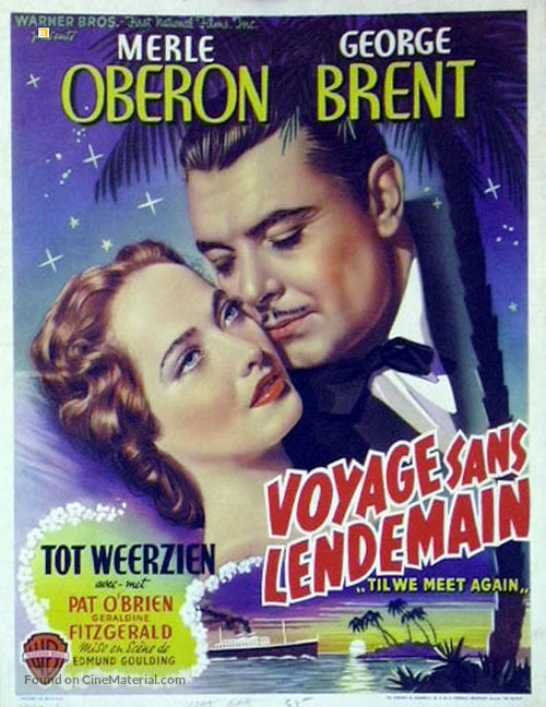 &#039;Til We Meet Again - Belgian Movie Poster