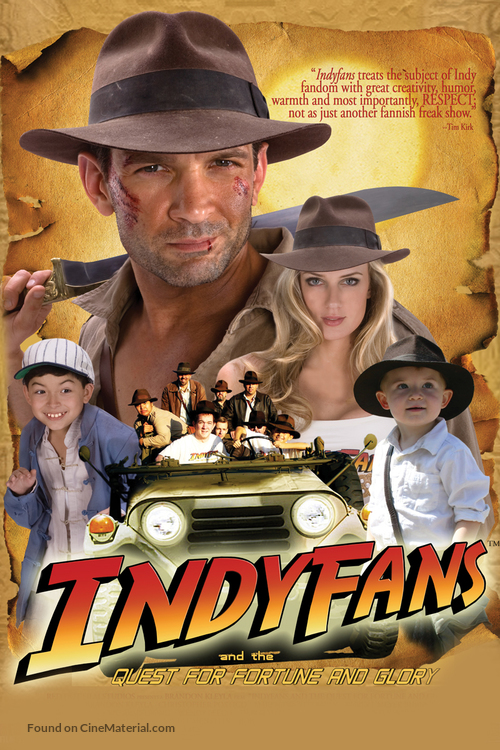 Indyfans and the Quest for Fortune and Glory - DVD movie cover