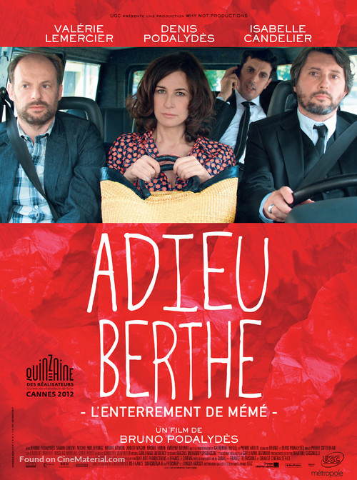 Adieu Berthe - L&#039;enterrement de m&eacute;m&eacute; - Canadian Movie Poster