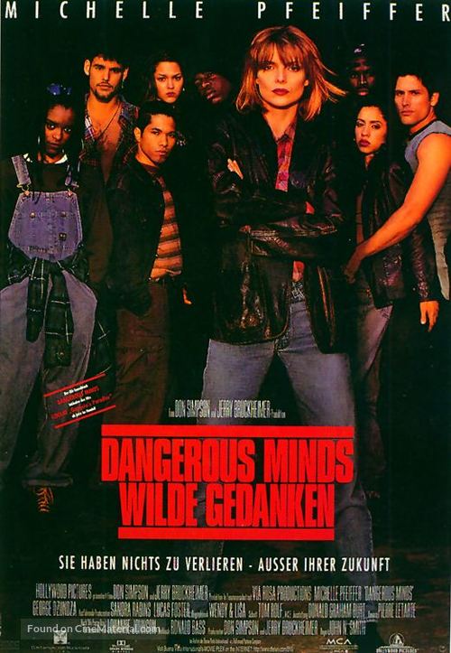 Dangerous Minds - German Movie Poster