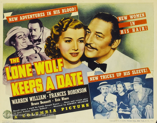 The Lone Wolf Keeps a Date - Movie Poster