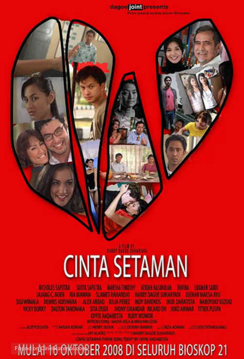 Cinta setaman - Indonesian Movie Poster