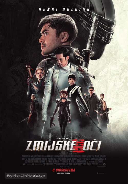 Snake Eyes: G.I. Joe Origins - Serbian Movie Poster