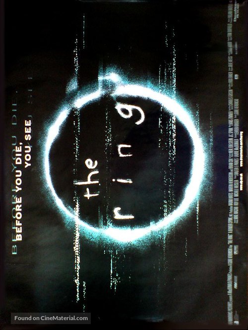 The Ring - British Movie Poster