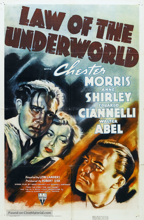 Law of the Underworld - Movie Poster