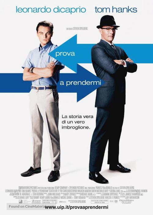 Catch Me If You Can - Italian Theatrical movie poster