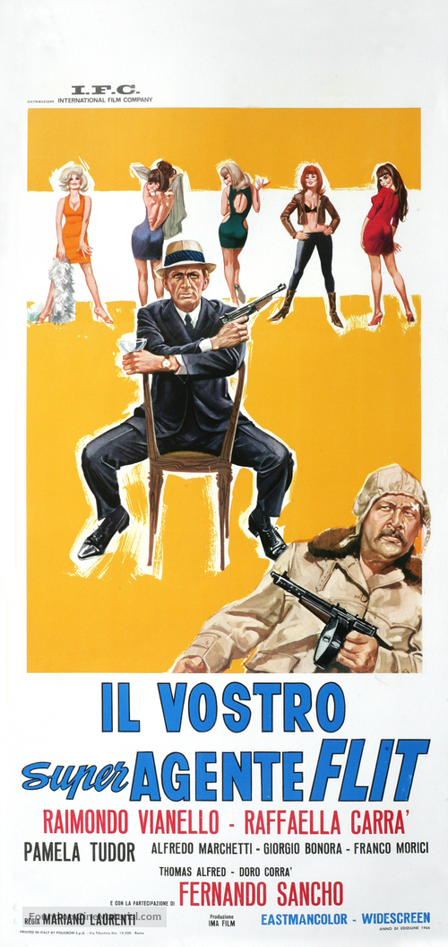 Il vostro super agente Flit - Italian Movie Poster